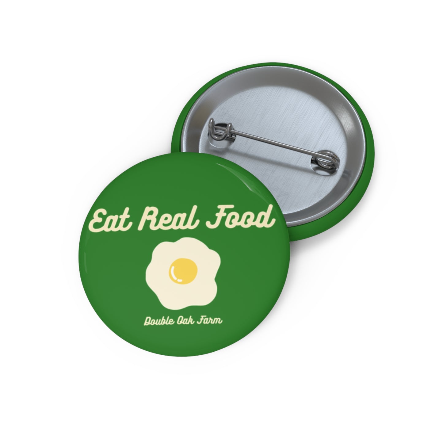 Eat Real Food Pin-Back Button