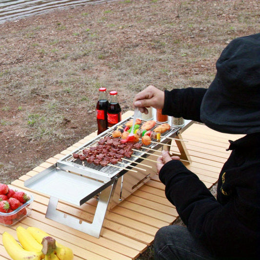 Foldable Stainless Steel Charcoal Grill