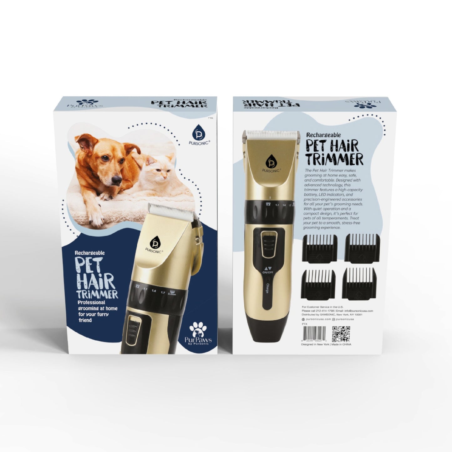 Rechargeable Pet Hair Trimmer