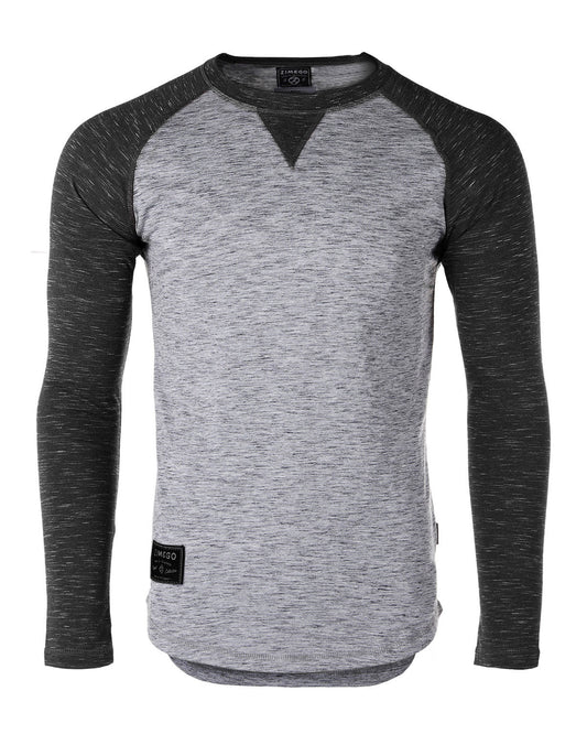 Men's Athletic Fit Baseball Retro Long Sleeve Raglan T-Shirt