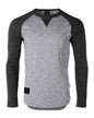Men's Athletic Fit Baseball Retro Long Sleeve Raglan T-Shirt